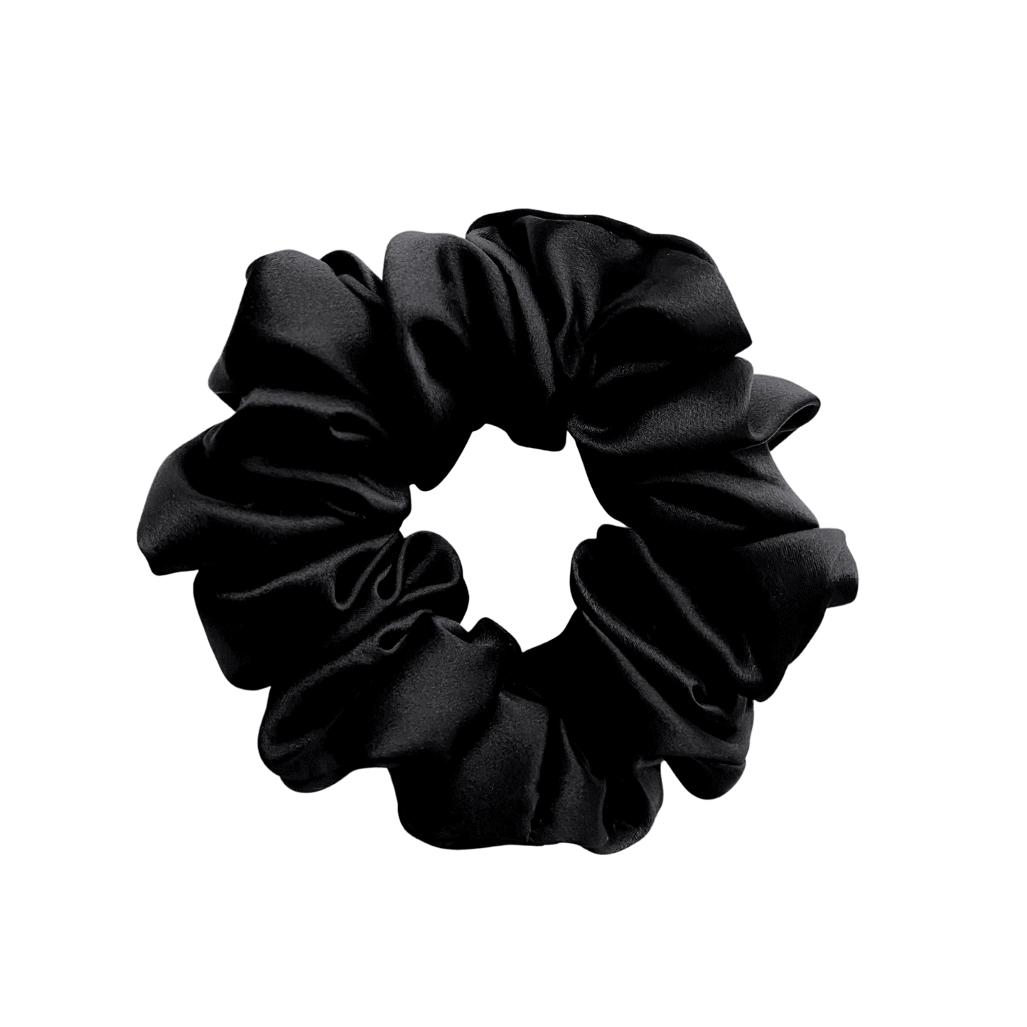 Mulberry Silk Deluxe Scrunchie Midnight Black - Outlet Sale