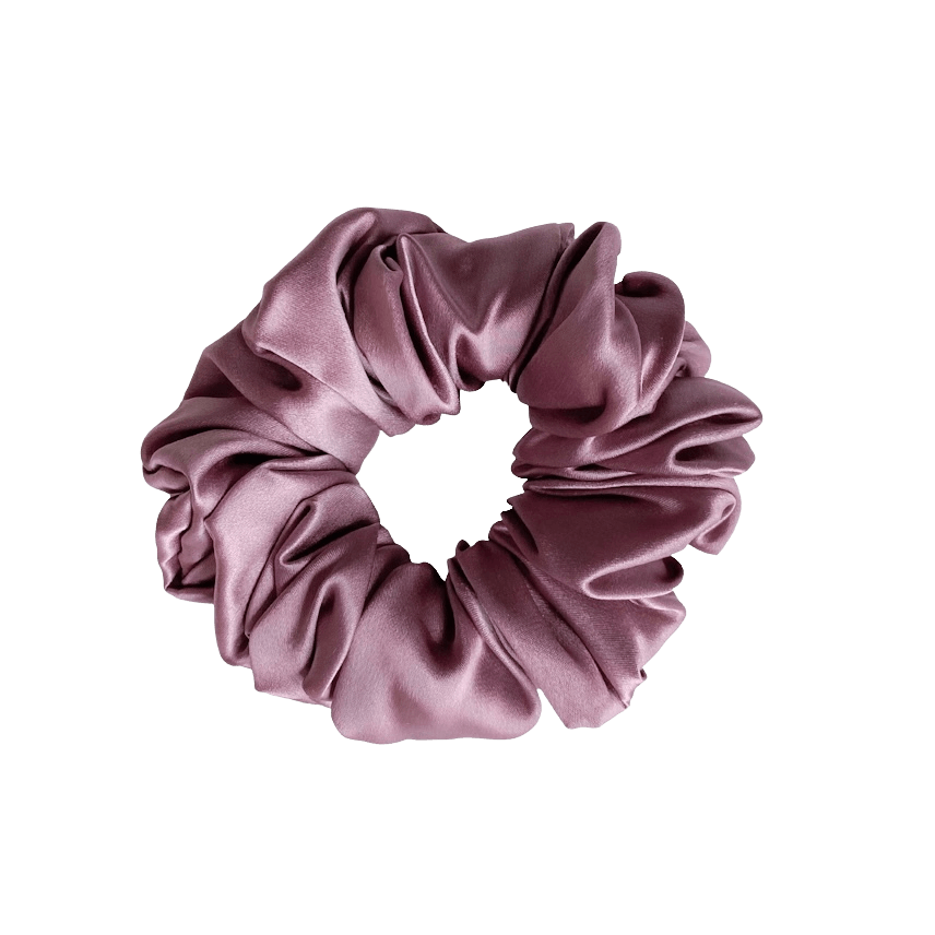 Mulberry Silk Deluxe Scrunchie Pale Mauve - Outlet Sale