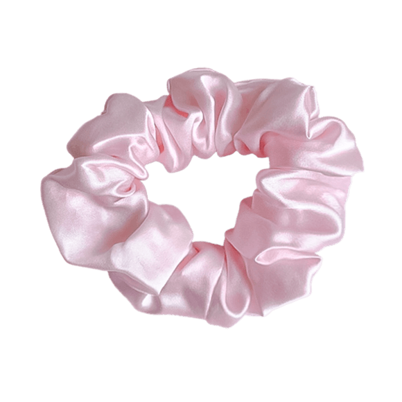 Mulberry Silk Medium Scrunchie Blush Pink - Outlet Sale