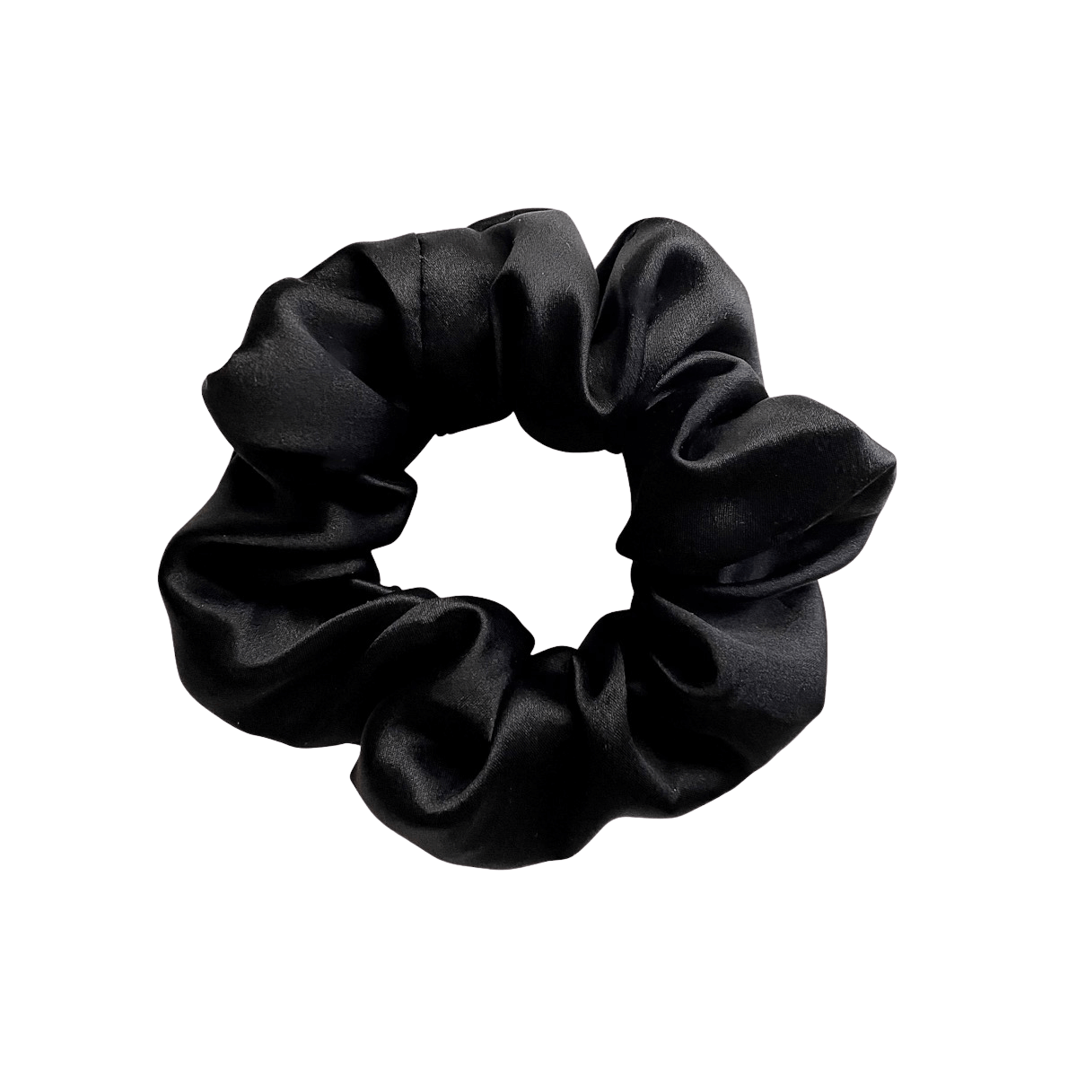 Mulberry Silk Medium Scrunchie Midnight Black - Outlet Sale