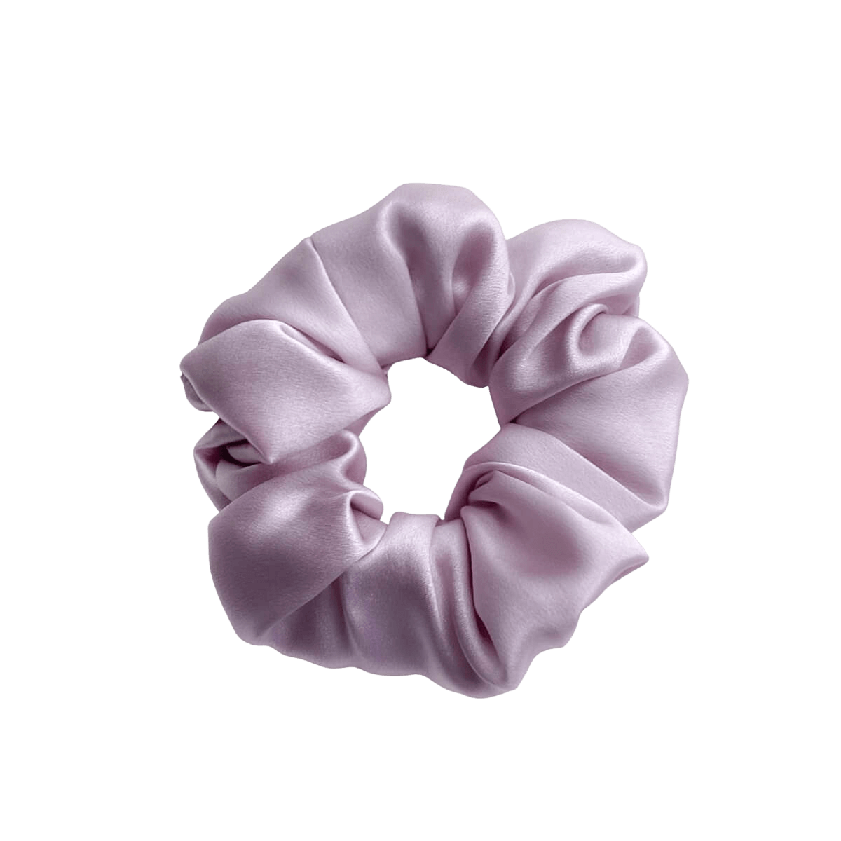 Mulberry Silk Medium Scrunchie - Lavender