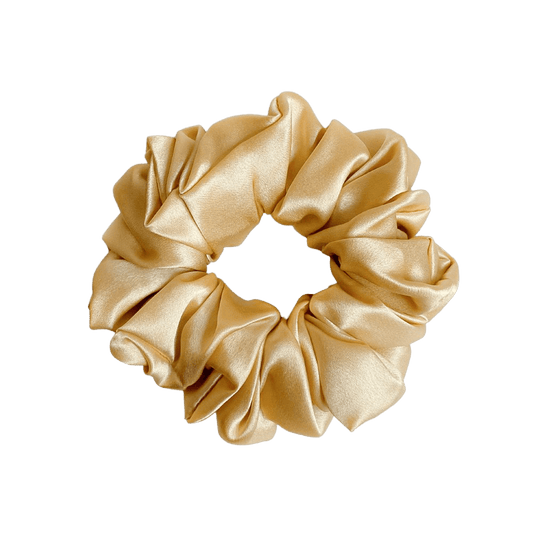 Mulberry Silk Deluxe Scrunchie - Honey