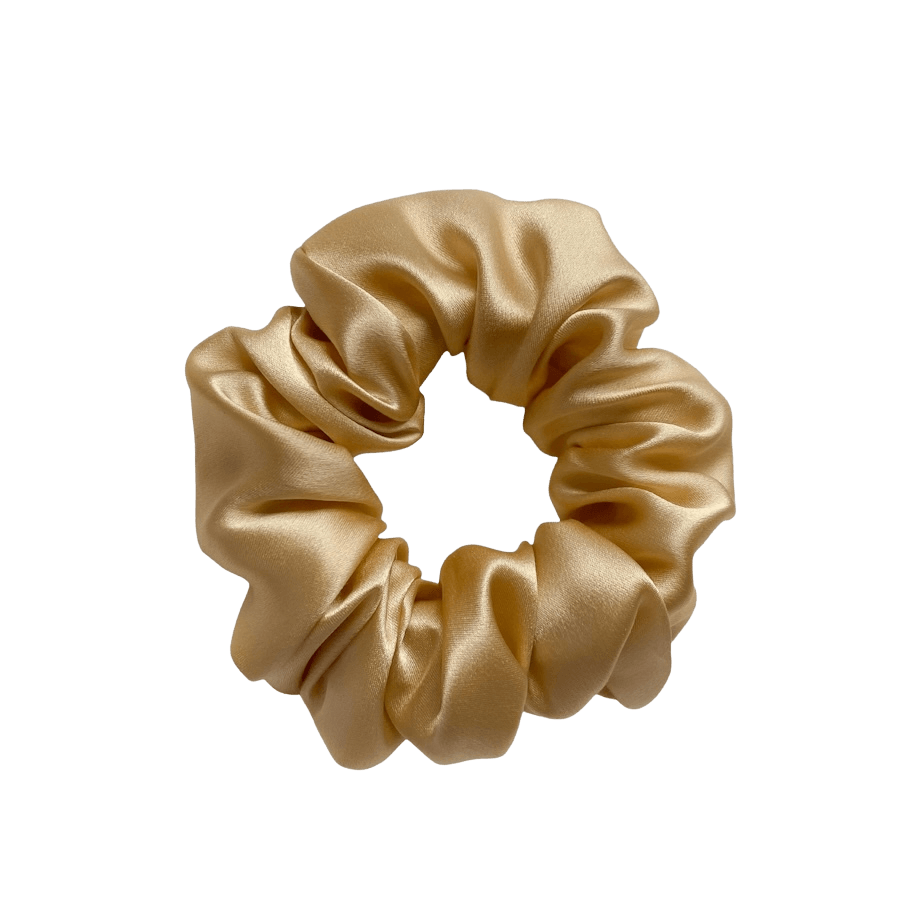 Mulberry Silk Medium Scrunchie - Honey