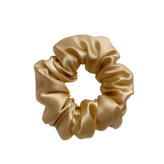 Mulberry Silk Medium Scrunchie - Honey