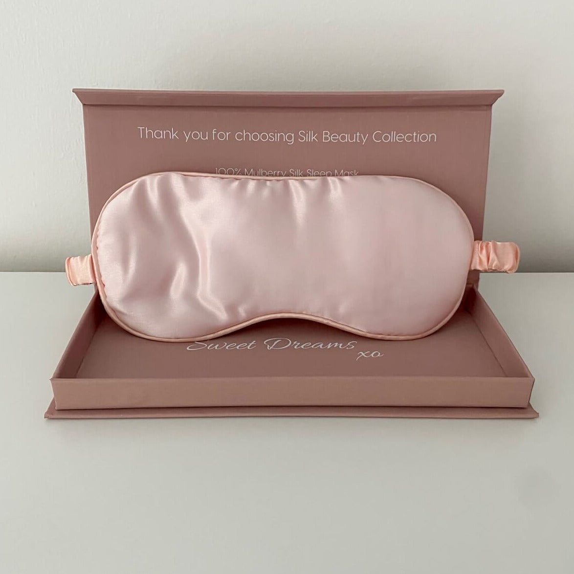 Mulberry Silk Sleep Mask - Blush Pink