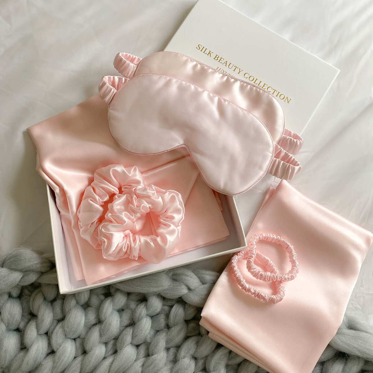 Ultimate Silk Beauty Gift Set - Blush Pink