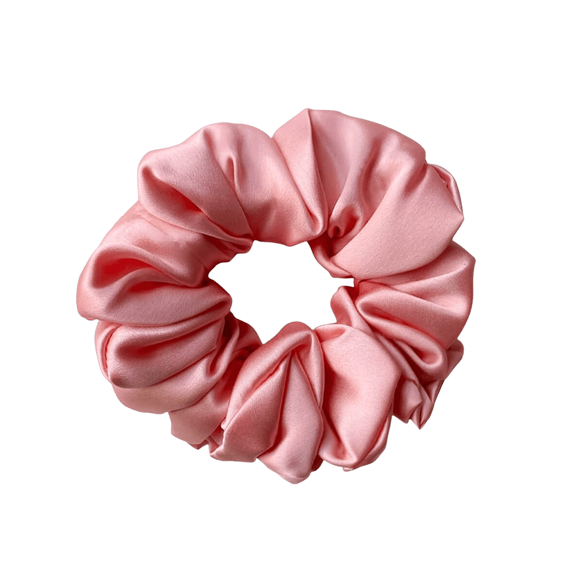 Mulberry Silk Deluxe Scrunchie - Rose – Silk Beauty Collection