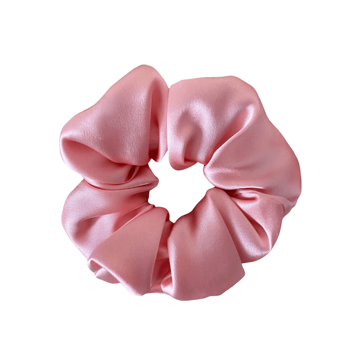 Mulberry Silk Medium Scrunchie - Rose