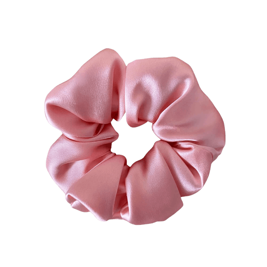 Mulberry Silk Medium Scrunchie - Rose