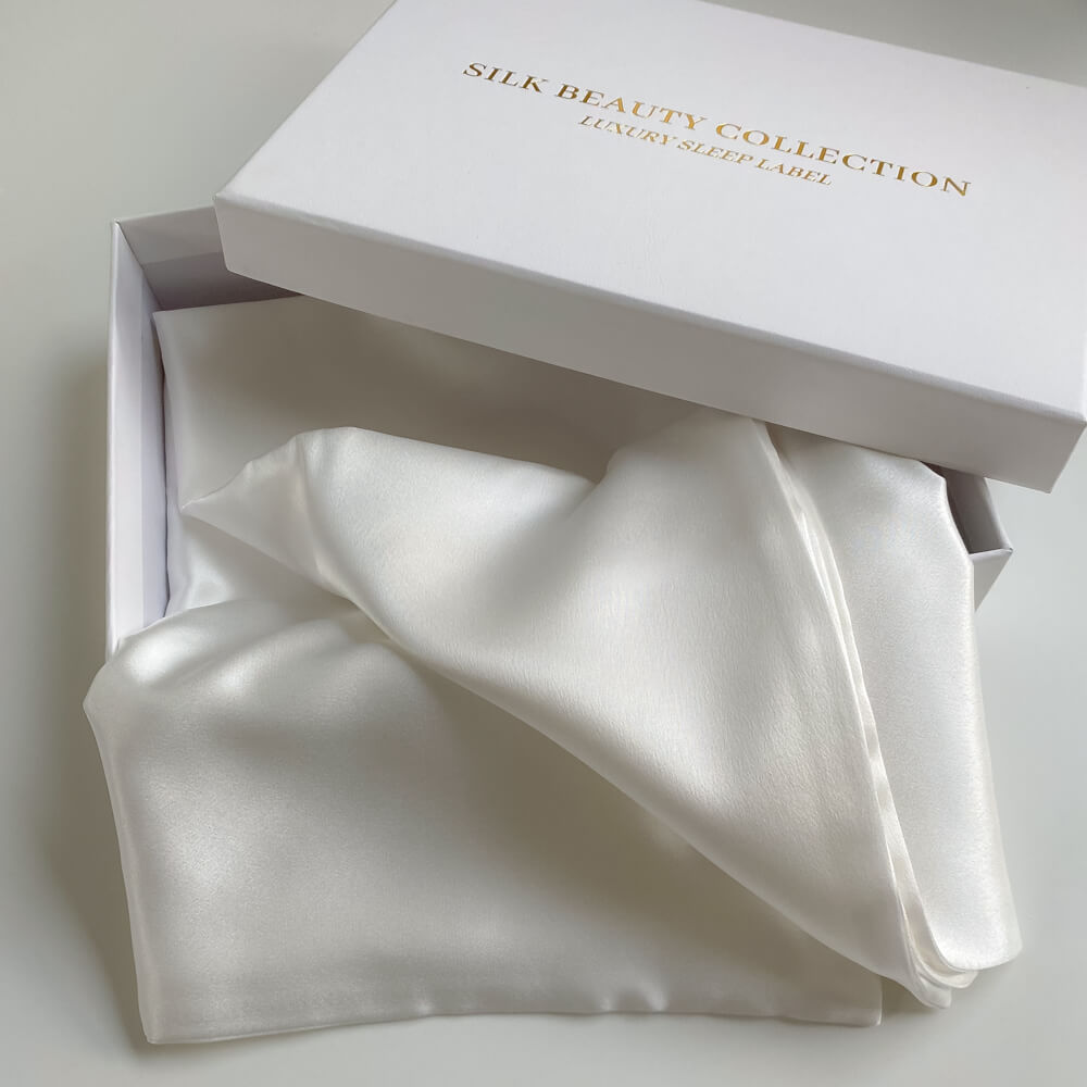 Mulberry Silk Pillowcase - White Pearl