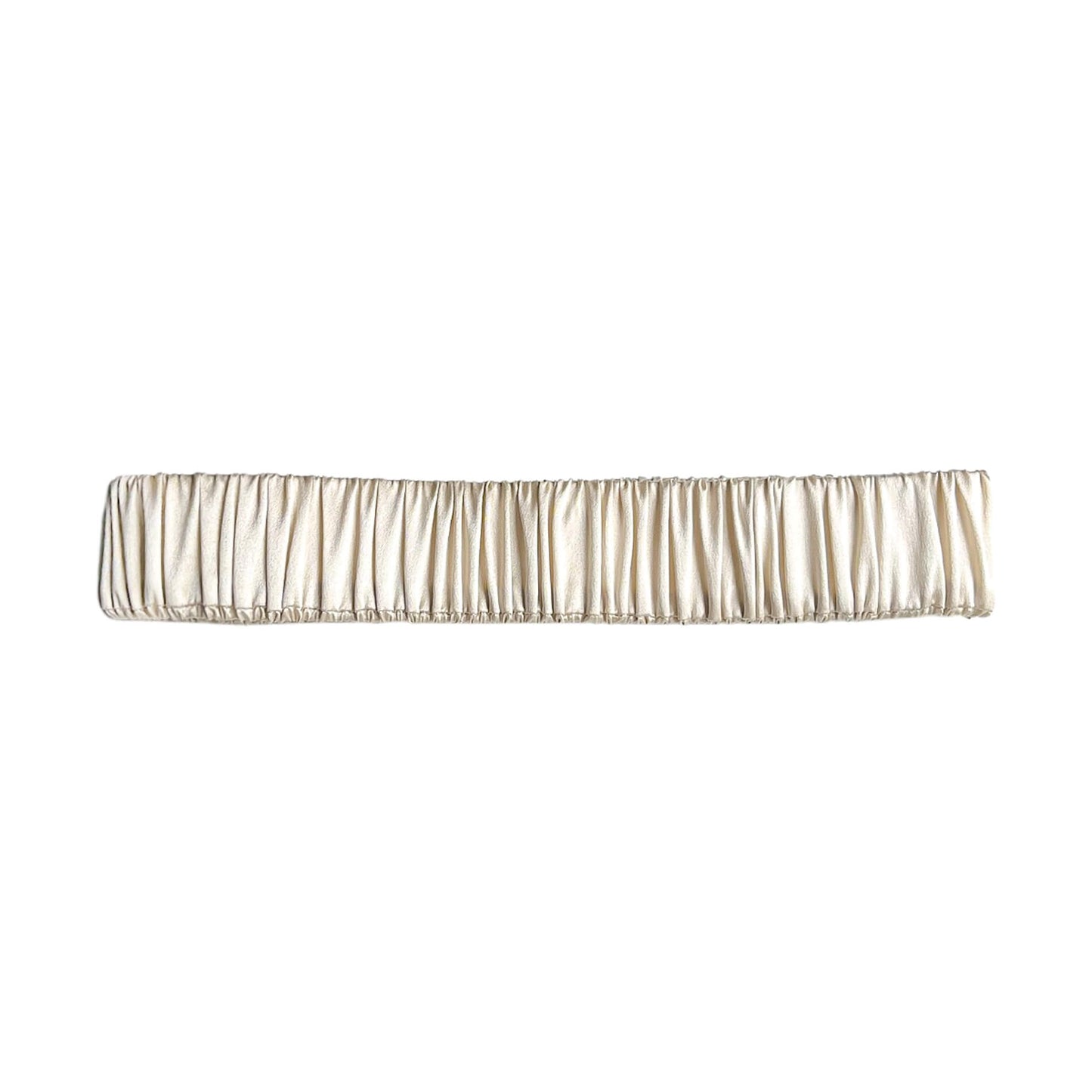 Midi Mulberry Silk Headband - Champagne