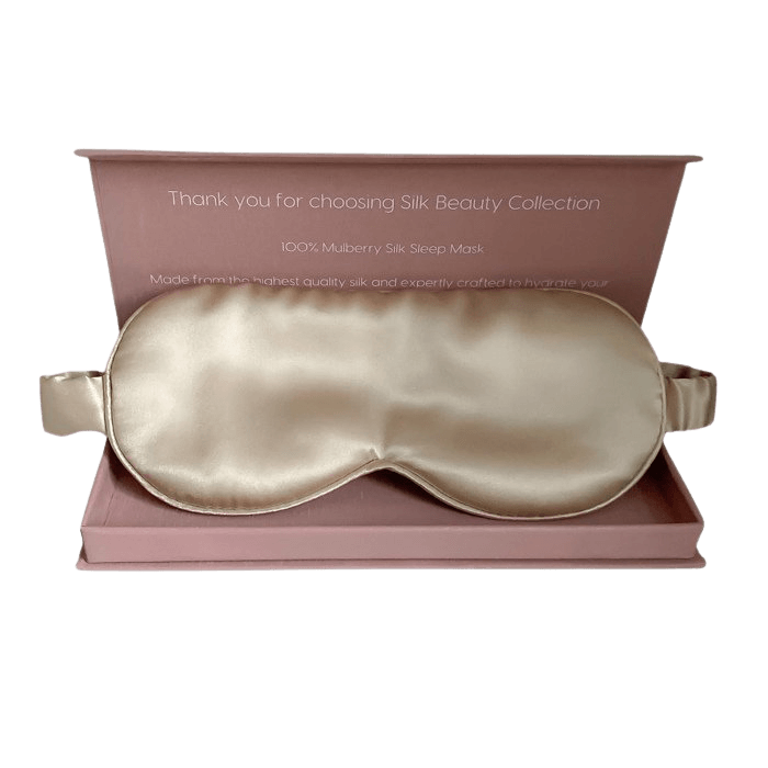 Mulberry Silk Sleep Mask - Champagne