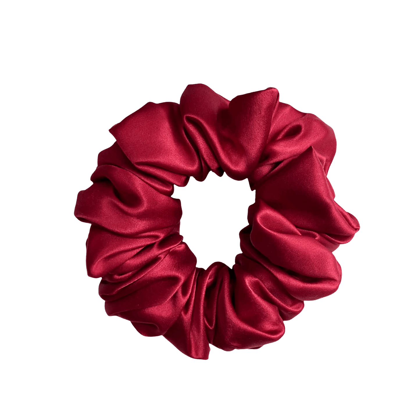 Mulberry Silk Deluxe Scrunchie - Wine